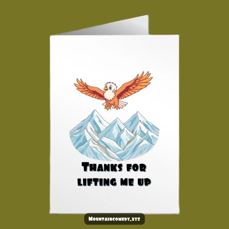 Free Printable Eagle Thank You Card: Elevated Gratitude, Downloadable Serene Note