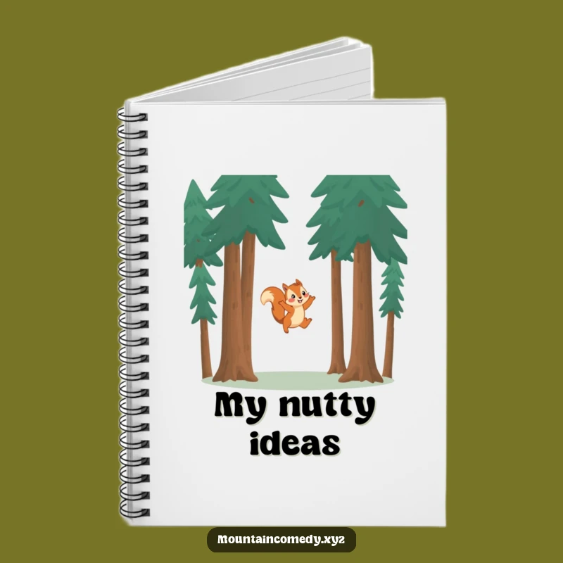 Funny Squirrel Leaping Notebook: Hilarious Adventure Journal for Playful Minds