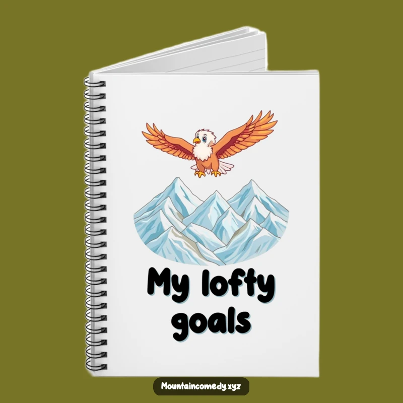 Funny Eagle Soaring Notebook: Jot Down Your Dreams with This Hilarious High-Flying Companion